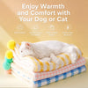 Cotton-Linen Pet Blanket Mat for Cats & Dogs