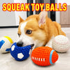 Squeaky Dog Ball Toys for Small and Medium Dogs