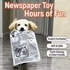 Crinkle Paper Dog Toy – Newspaper & Playing Card Styles