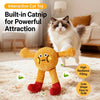 Catnip Squeaky Plush Toy for Cats