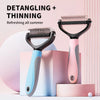 Double-Sided Pet Grooming Comb for Detangling & Thinning