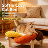 Flower-Shaped Cat Bed with Removable, Washable Design