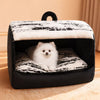 Enclosed Pet Bed Tent with Removable Washable Cover