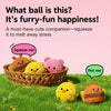 Cartoon Spiky Squeaky Ball Toy for Dogs
