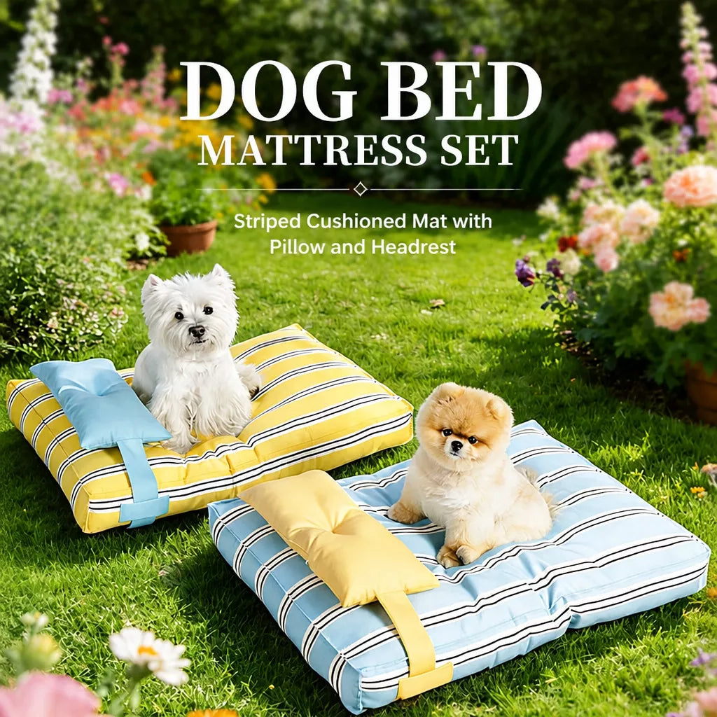 Washable Polyester Pet Bed for Dogs and Cats in Multiple Sizes