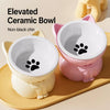 Elevated Ceramic Pet Bowl with Stand