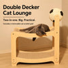 Sisal Cat Scratcher Bed with Football Toy