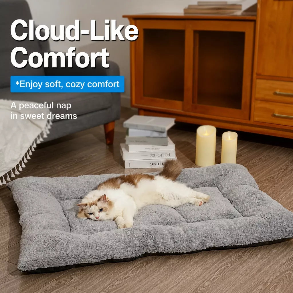 Cozy Winter Bed for Dogs and Cats