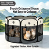 Foldable Octagonal Pet Tent for Cats and Small Dogs