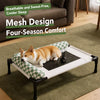 Elevated Pet Cot with Removable Bolster and Mesh Sleeping Surface