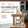 Compact Cat Tree with Sisal Scratcher and Cat Bed
