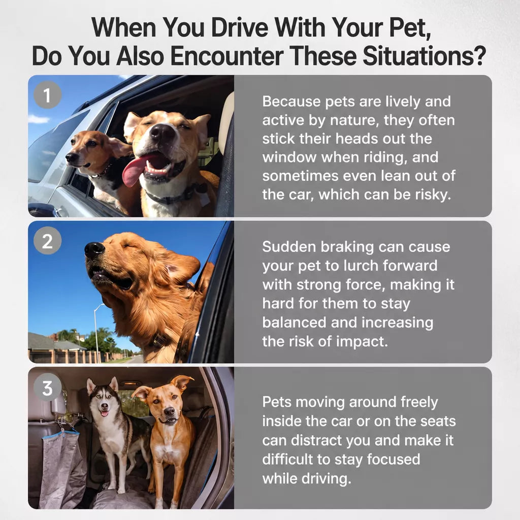 Pet Car Restraint Belt with Headrest Strap p-05439