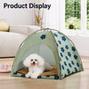 Enclosed Polyester Pet Tent Bed for Cats and Dogs