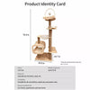 Cat Tree with Condo, Scratching Post & Hanging Toy