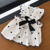 Cotton Bow Dress for Dogs and Cats