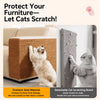 Adhesive-Backed Cat Scratching Mat for Sofa Protection