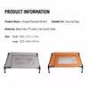 Elevated Mesh Dog Cot with Metal Frame for Small and Large Dogs