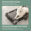 Foldable Elevated Pet Cot Bed with Breathable Mesh