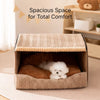 Enclosed Dog House Bed for Small to Large Dogs