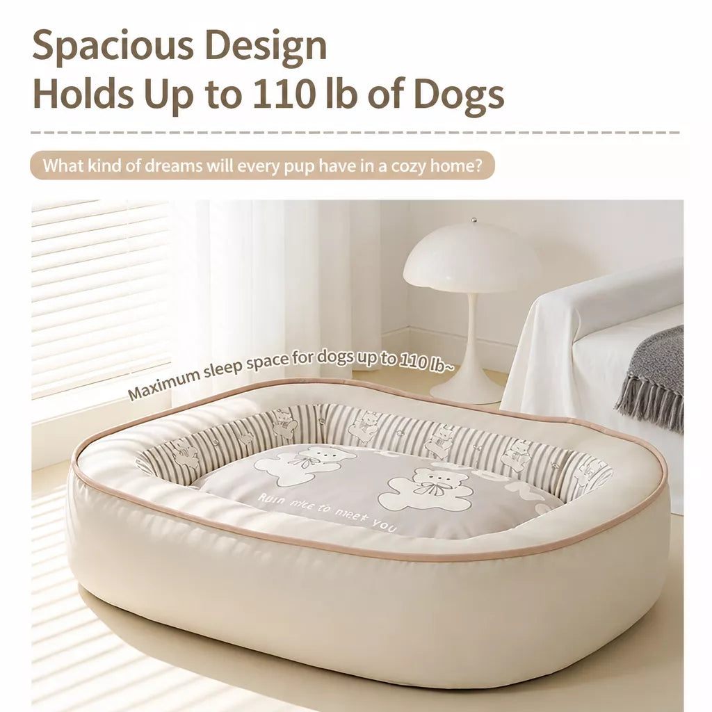 Reversible Washable Nylon Pet Bed for Dogs and Cats