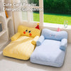 Washable Removable-Cover Dog Bed for Small to Medium Dogs