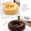 All-Season Plush Pet Bed for Cats and Small Dogs