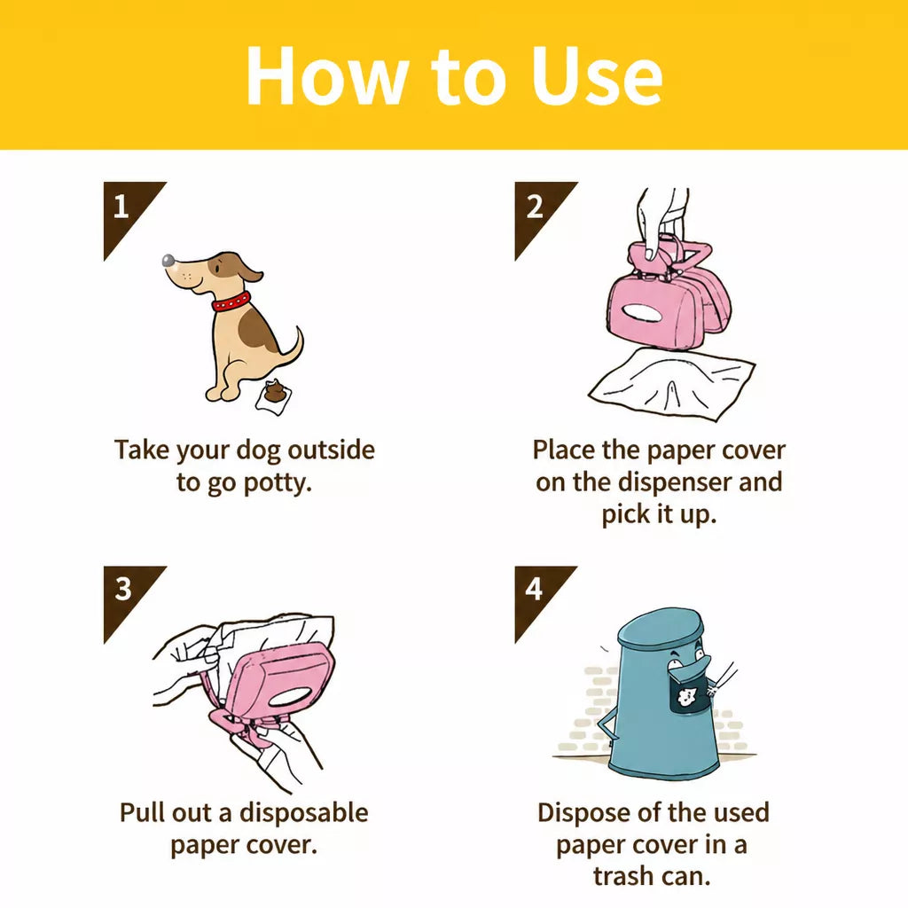 Dog Waste Scoop and Bags for Outdoor Cleanup p-05503