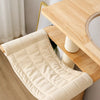 Solid Wood Cat Tree with Scratching Post and Hideaway