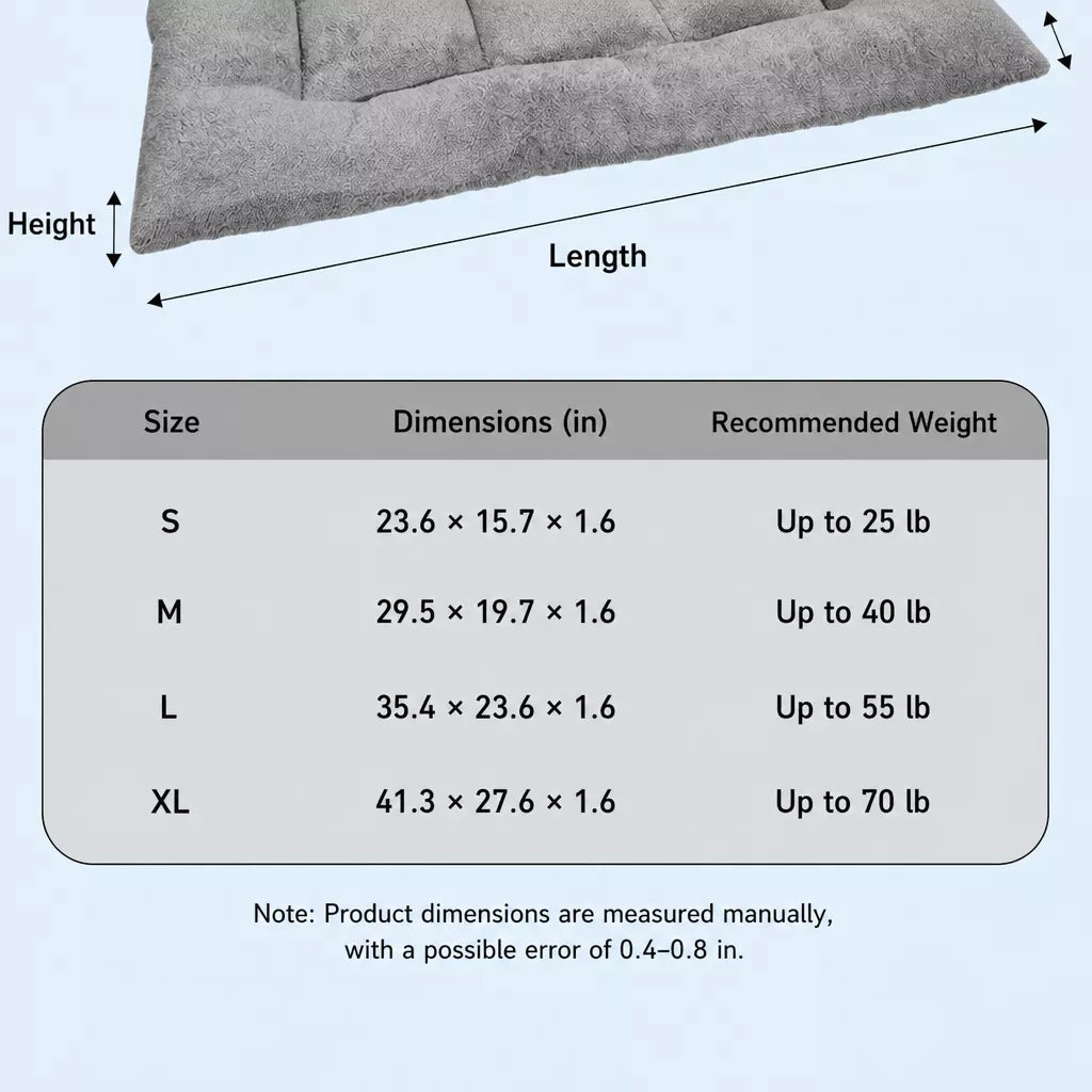 Cozy Winter Bed for Dogs and Cats