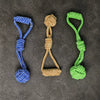 Plush Knotted Rope Chew Toy for Dogs & Cats
