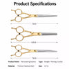 Stainless Steel Pet Grooming Shear Set