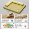 Rattan-Woven Pet Bed Mat for Small to Large Dogs