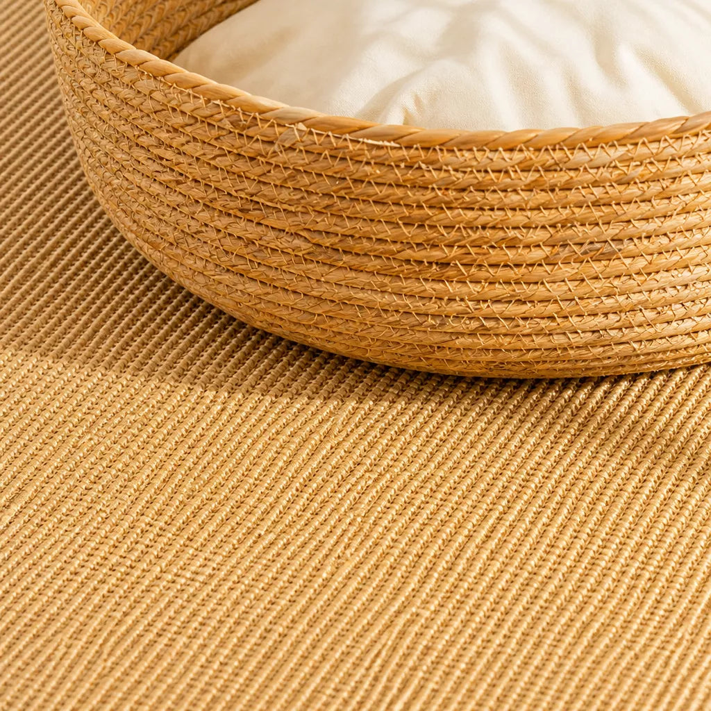 Woven Cat-Ear Pet Bed for Cats and Small Dogs