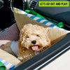 Car Pet Bed with Removable Washable Cover and Seat Belt Strap