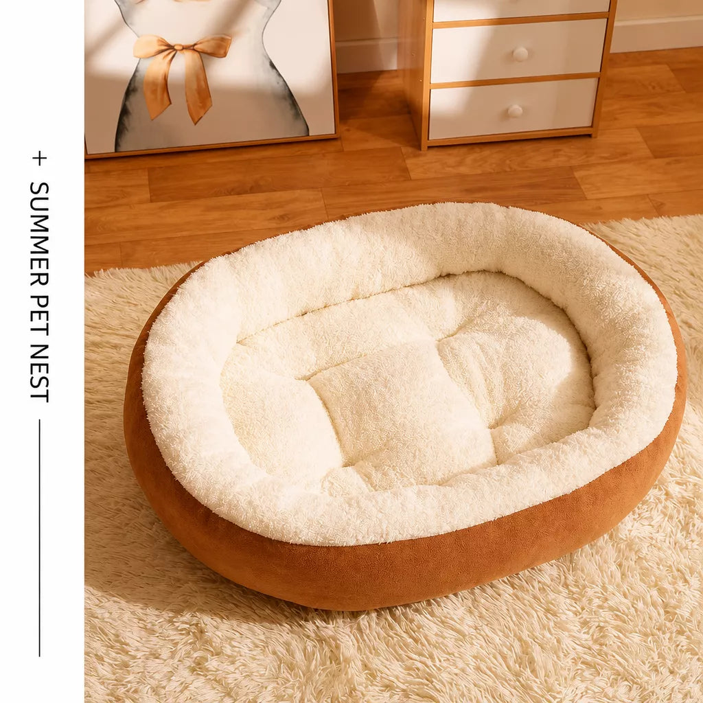 Removable-Washable Pet Bed for Dogs and Cats