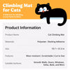 Vertical Wall-Mounted Cat Scratcher with Self-Adhesive Backing