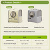Breathable Pet Carrier Backpack for Cats and Small Dogs
