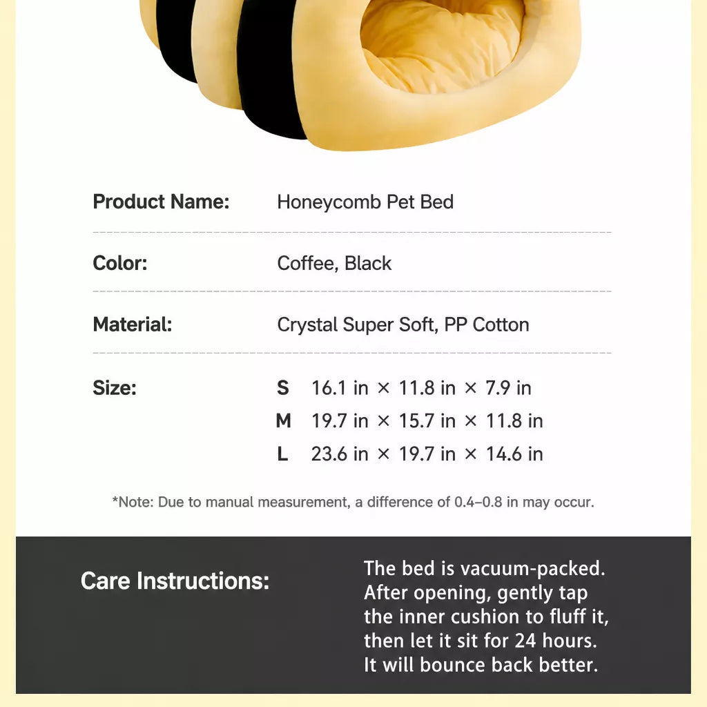 Enclosed Pet Bed Tent for Cats and Small Dogs