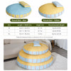 Striped Pet Beds with Pillow – Round, Long & Flat Styles