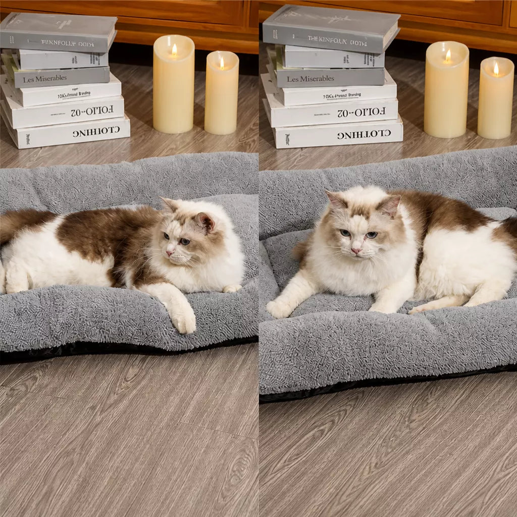 Cozy Winter Bed for Dogs and Cats