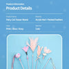 Cat Teaser Wand Toy with Feather and Bell Details