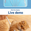 Cat Teaser Wand Toy with Feather and Bell Details