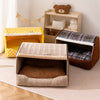 Enclosed Dog House Bed for Small to Large Dogs