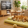 Rattan-Woven Pet Bed Mat for Small to Large Dogs