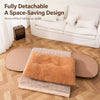 Enclosed Washable Pet Bed with Removable Cover for Cats & Dogs