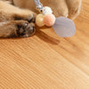 Cat Teaser Wand Toy with Feather and Bell Details