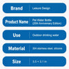 Portable 304 Stainless Steel Dog Water Bottle