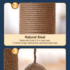 Vertical Cat Scratching Post with Integrated Climbing Tower