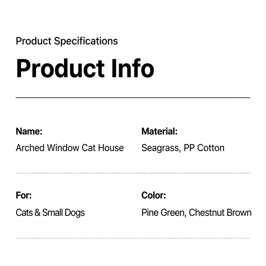 Enclosed House-Style Pet Bed for Cats and Dogs