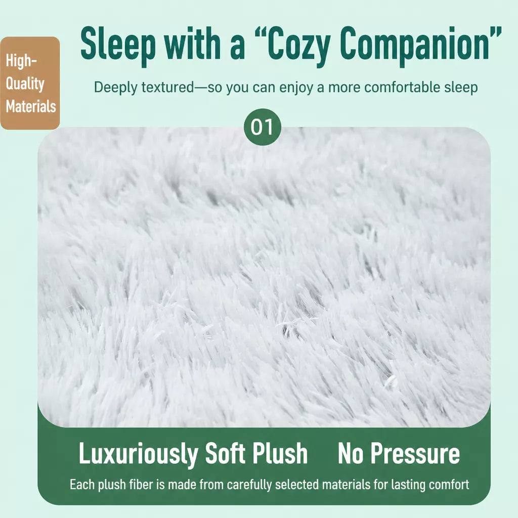 Extra-Large Washable Plush Pet Bed